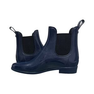 Sam Edelman Tinsley Rain Ankle Boots Women’s 9 Navy Blue